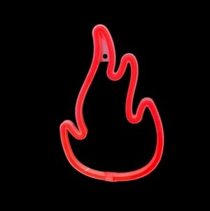 Neon Flame Light